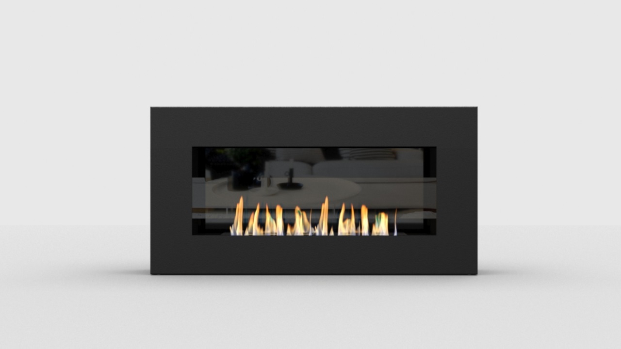 Биокамин "Русский огонь" Лофт 800N настенный с защитным и декоративным стеклом по цене 30 650 руб.