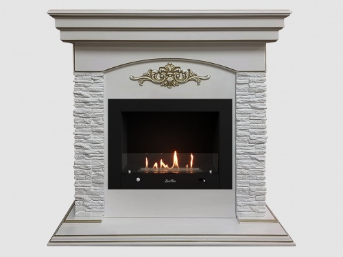 Каминный портал МДФ "Лондон 1060" с биокамином Lux Fire "Фаер Бокс 4-25.5" (белый) Каминный портал МДФ "Лондон 1060" с биокамином Lux Fire "Фаер Бокс 4-25.5" (белый)