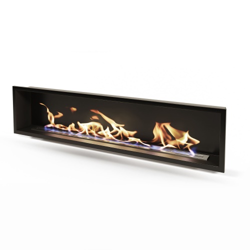 Биокамин "Русский огонь" Гефест 1660 встраиваемый с декоративным стеклом (стемалитом)