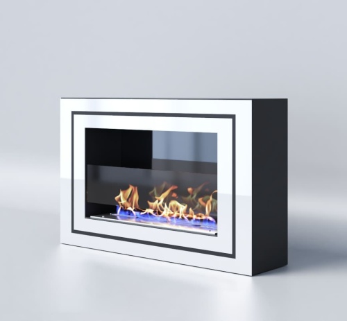 Биокамин "Русский огонь" Стенли 650N настенный с декоративным стеклом (стемалитом)