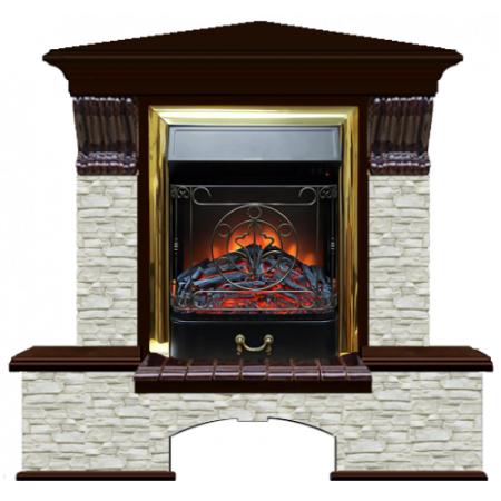 Бостон К Грот однотонный угловой (дуб)+Majestic Brass