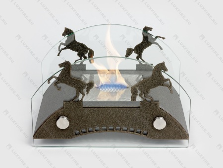 Настольный биокамин Lux Fire "Графский мост" S (бронза) по цене 14 641 руб.