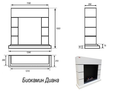 ДИАНА, белый, пр-во FireBird(Россия) по цене 75 500 руб.