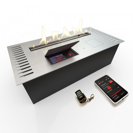 Автоматический биокамин ZeFire M 600 шлифованный с ДУ по цене 274 000 руб.