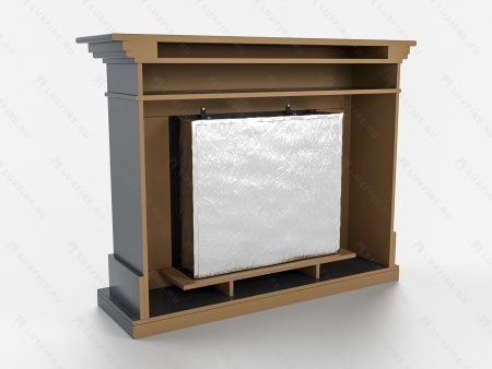 Биокамин Lux Fire с порталом Ангара 26, графит по цене 114 068 руб.