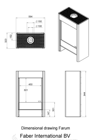 Газовый камин Faber Farum