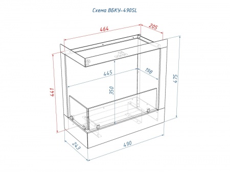 Встроенный биокамин Lux Fire Угловой 490 S (левый угол) Встроенный биокамин Lux Fire Угловой 490 S (левый угол) по цене 35 090 руб.