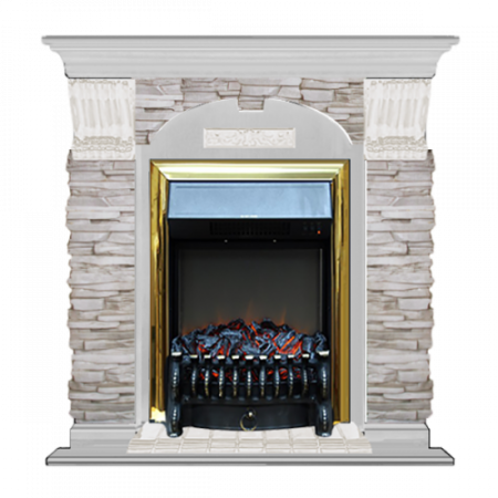 Арочный Мисхор (беленый дуб)+Fobos Brass