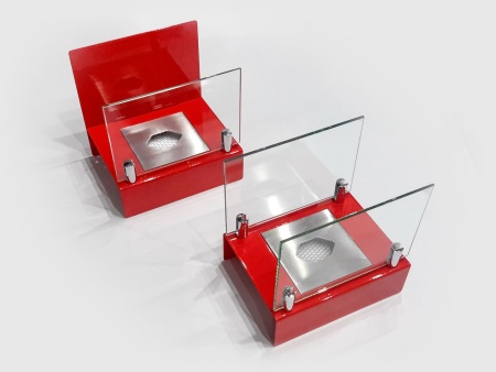 Настольный биокамин Lux Fire "Афиша" S (красный) по цене 8 228 руб.