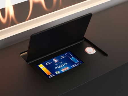 Автоматический биокамин Lux Fire Smart Flame 1400 RC Black по цене 466 840 руб.